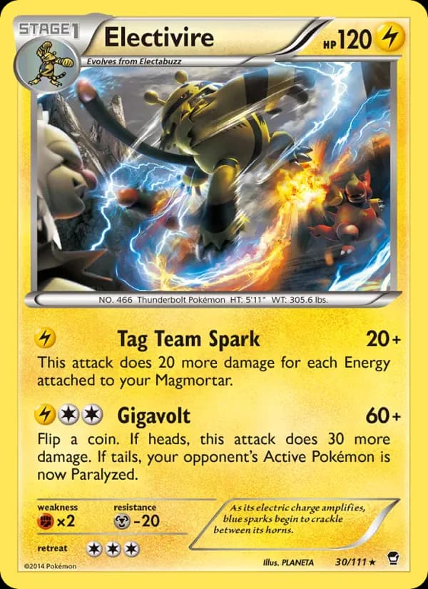 Electivire 30/111 from Furious Fists