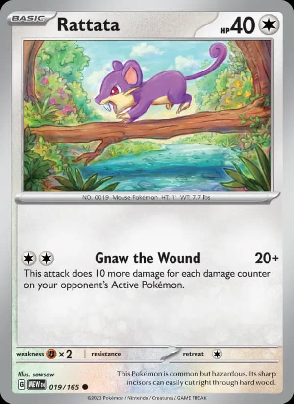 Rattata 019/165 from Pokemon 151