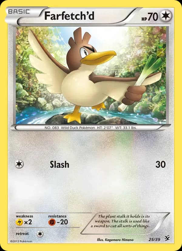 Farfetch'd 25/39 from Kalos Starter Set