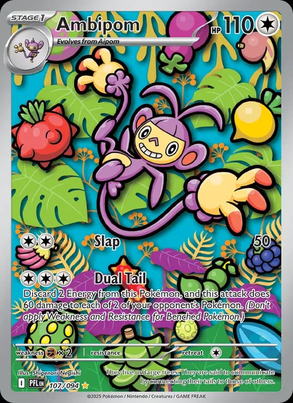 Ambipom 107/94 from Phantasmal Flames