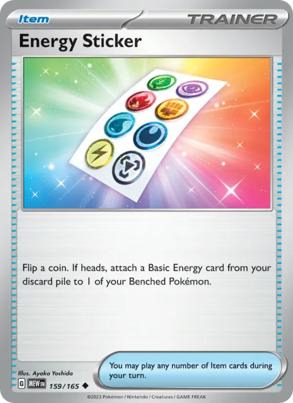 Energy Sticker 159/165 from Pokemon 151