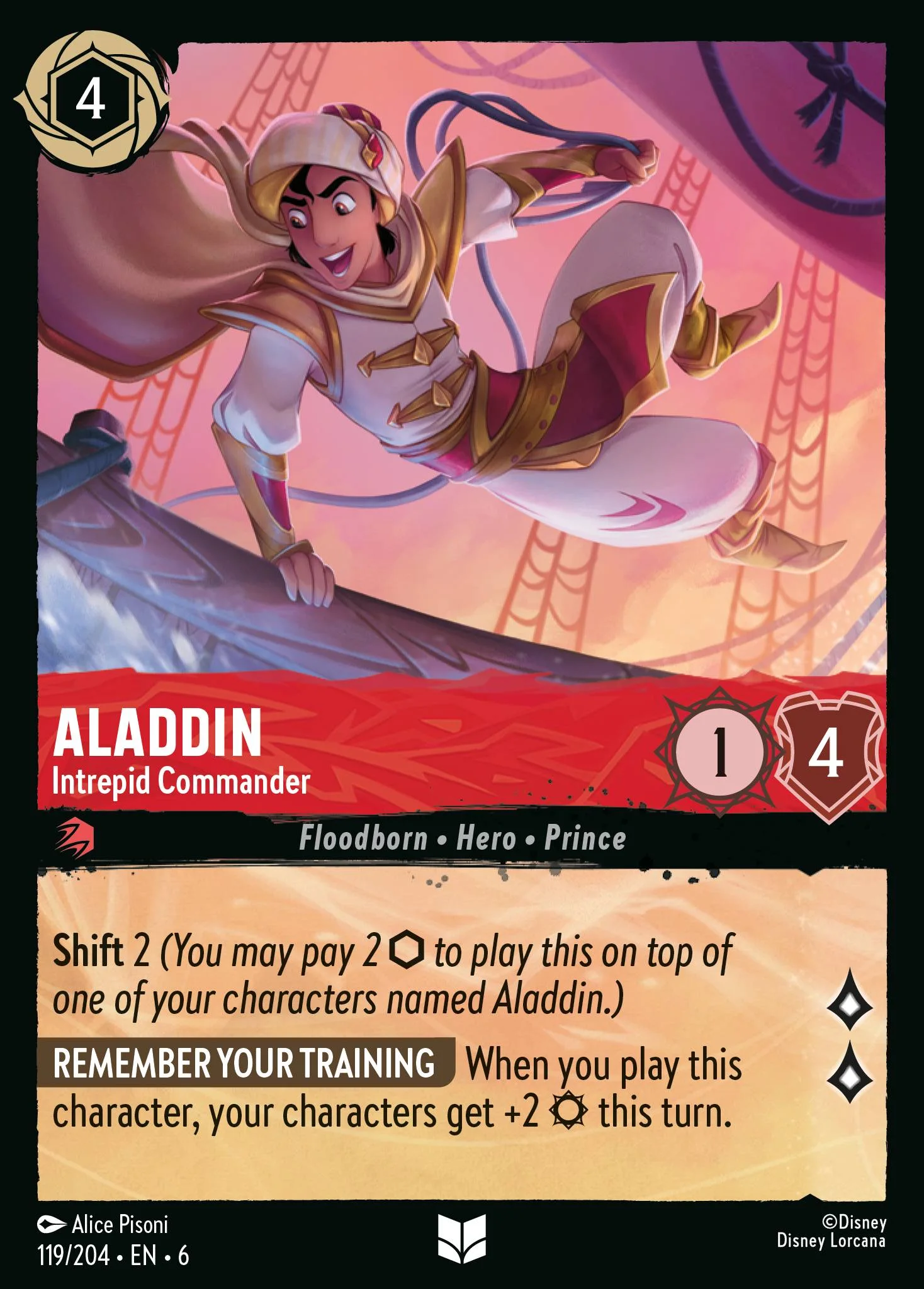 Aladdin - Intrepid Commander 119/204 from Azurite Sea