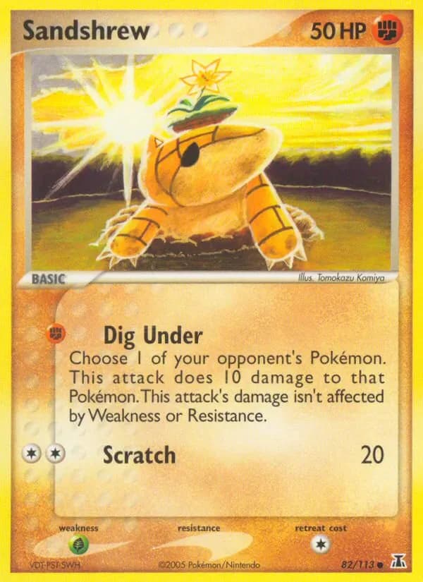 Sandshrew 82/113 from EX Delta Species