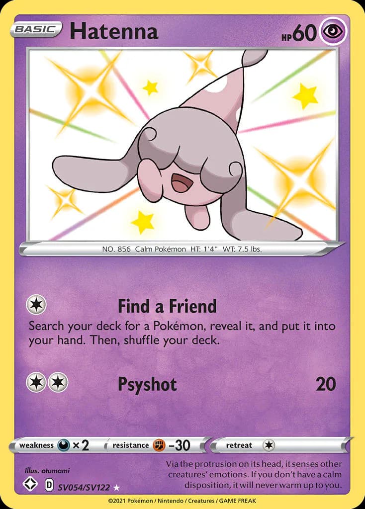 Hatenna SV054/SV122 from Shining Fates