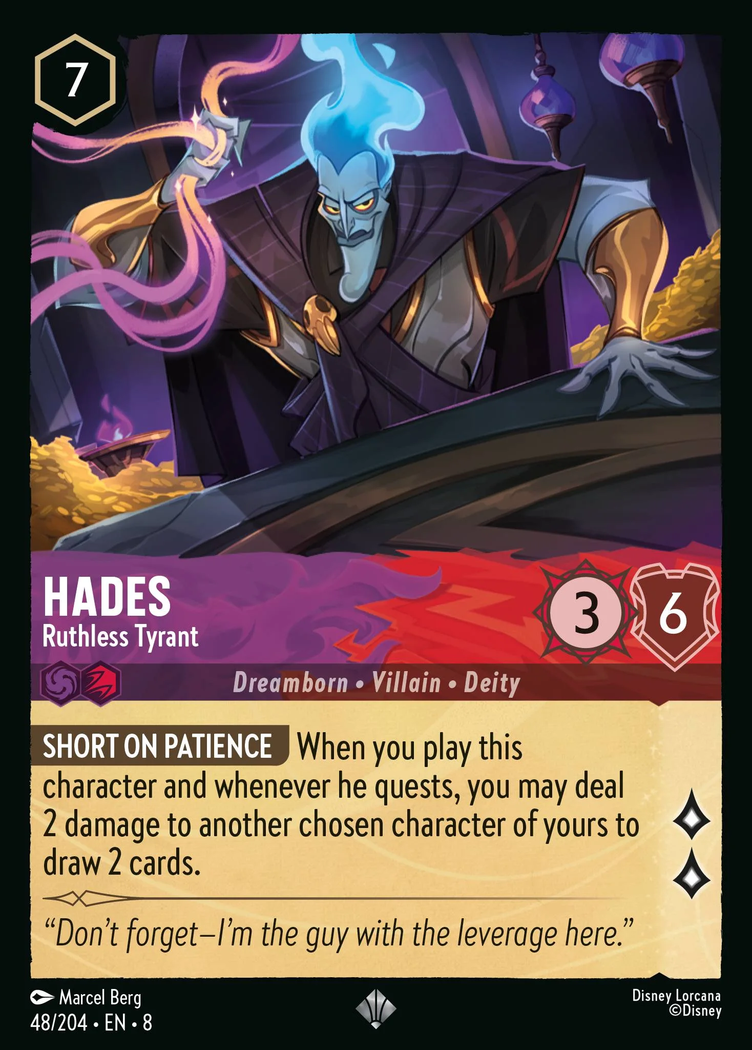Hades - Ruthless Tyrant 48/204 from Reign of Jafar