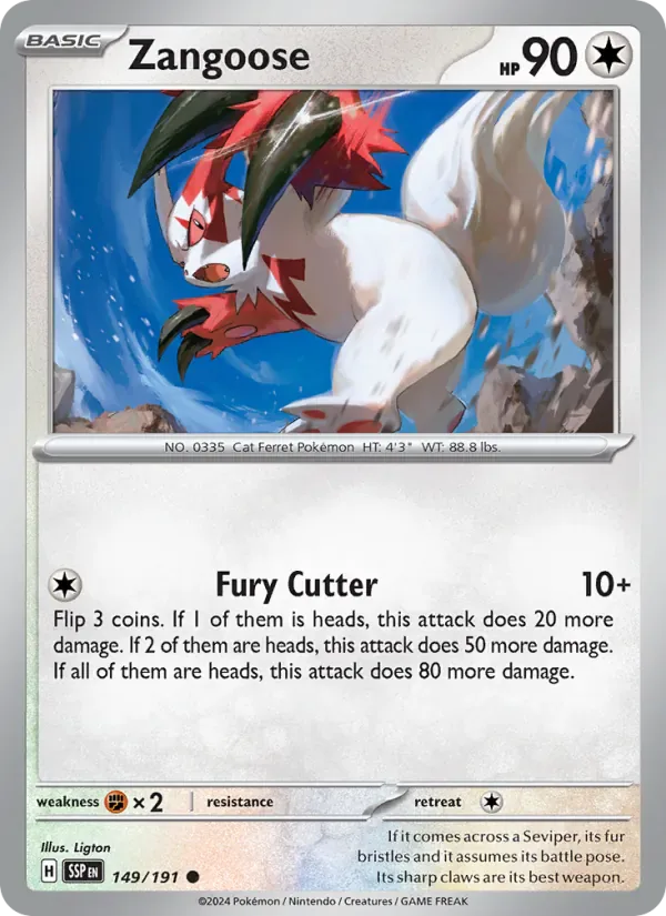 Zangoose 149/191 from Surging Sparks