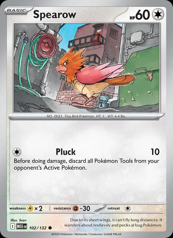 Spearow 102/132 from Mega Evolution