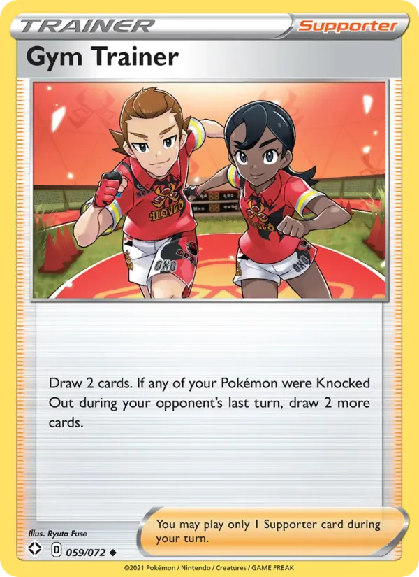Gym Trainer 59/72 from Shining Fates