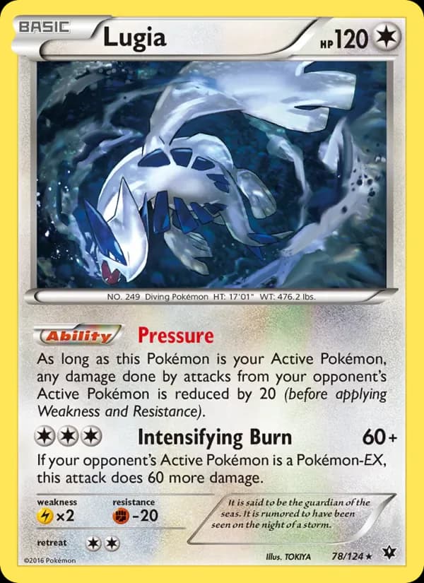 Lugia 78/124 from Fates Collide