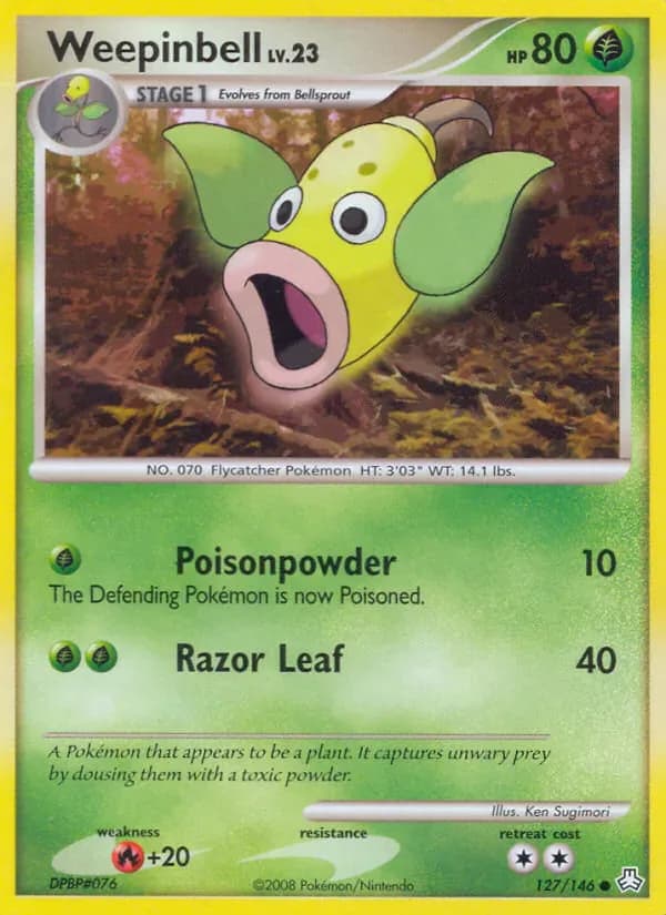 Weepinbell 127/146 from Legends Awakened