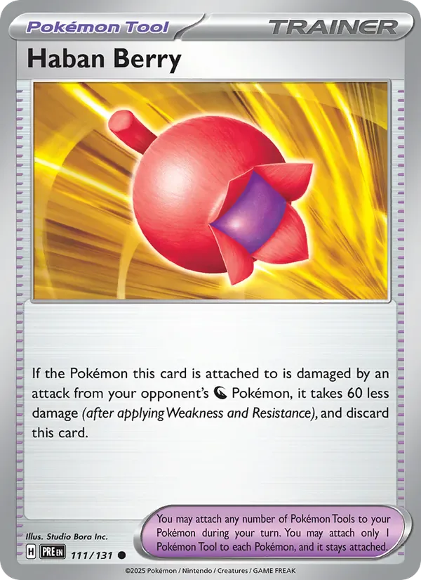 Haban Berry 111/131 from Prismatic Evolutions