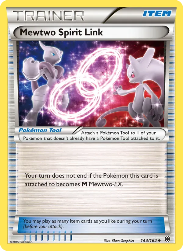 Mewtwo Spirit Link 144/162 from BREAKthrough