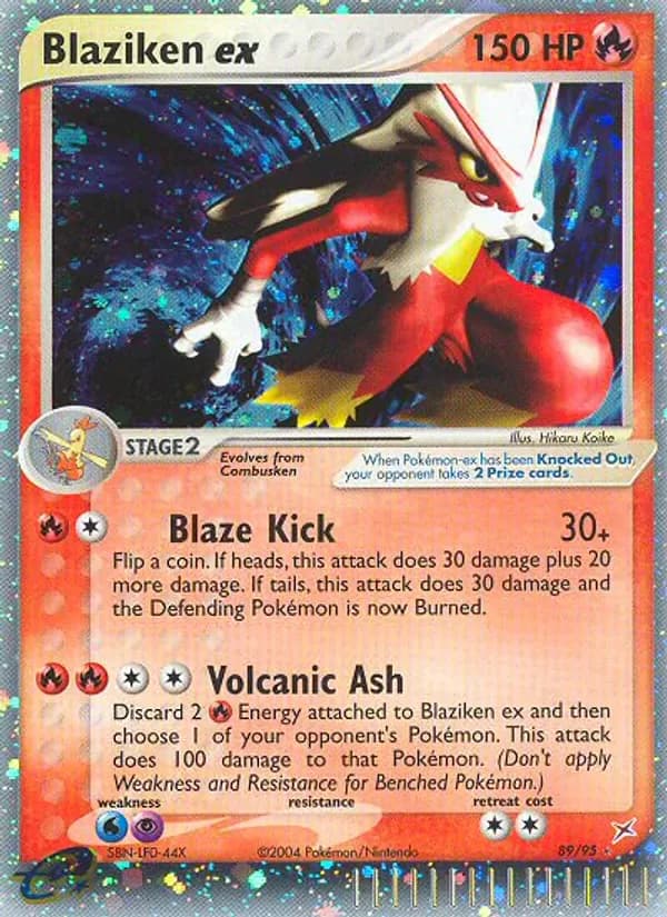 Blaziken ex 89/95 from EX Team Magma vs Team Aqua