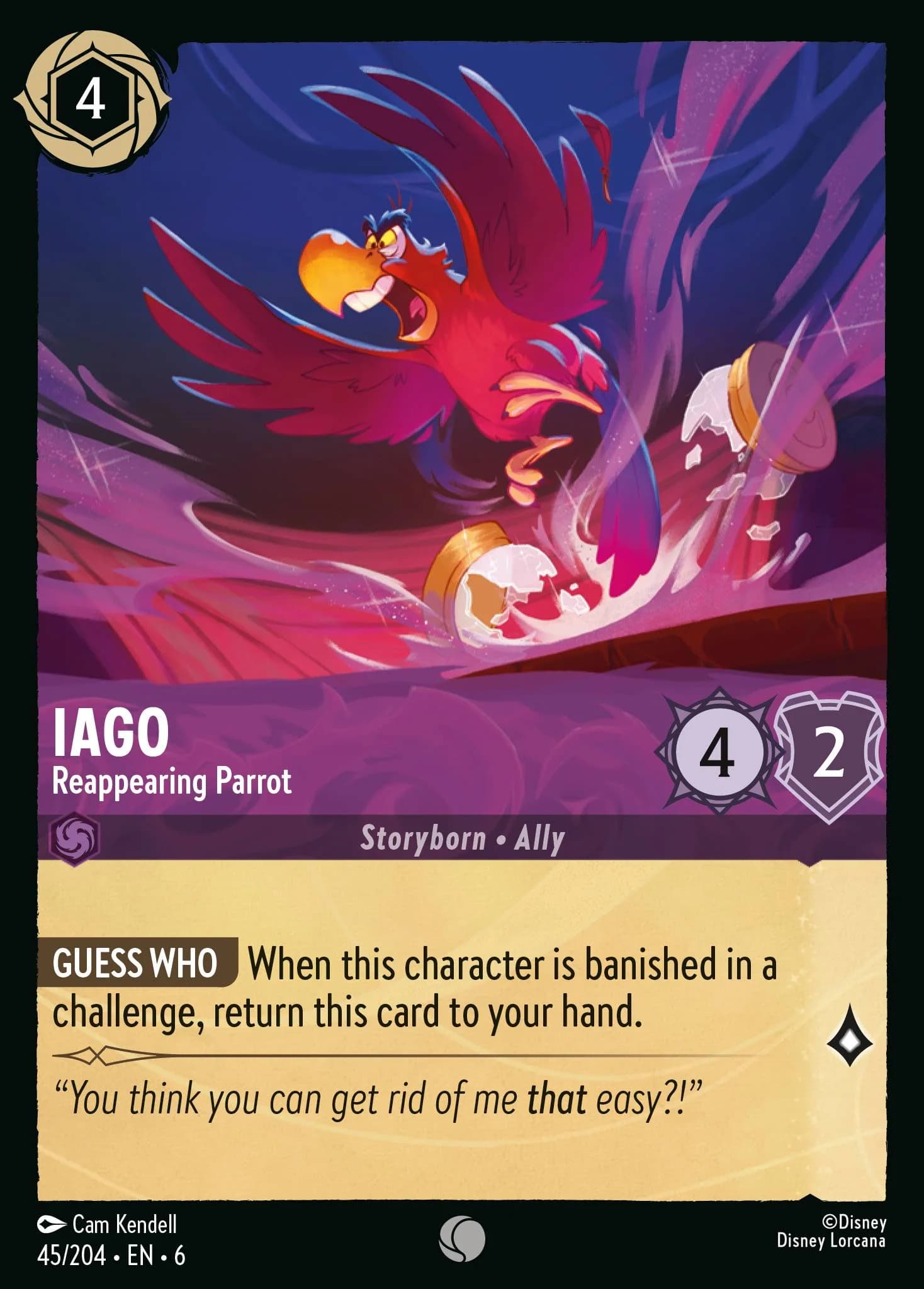 Iago - Reappearing Parrot 45/204 from Azurite Sea