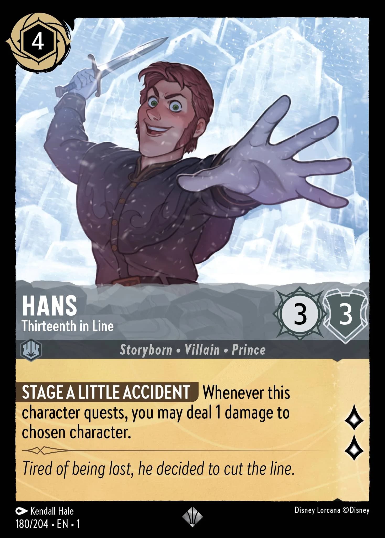 Hans - Thirteenth in Line 180/204 from The First Chapter