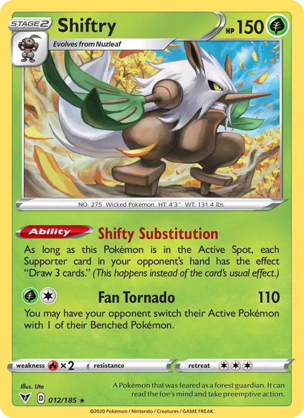 Shiftry 12/185 from Vivid Voltage