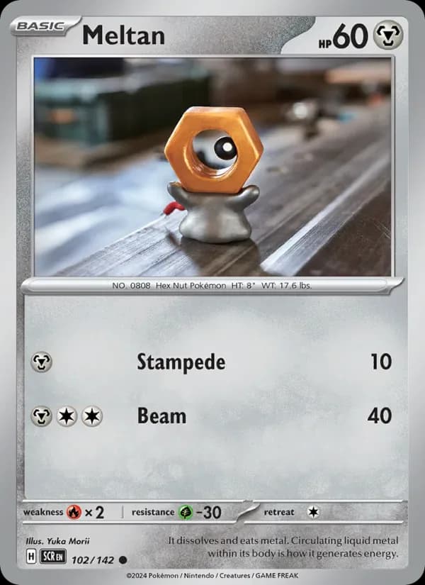 Meltan 102/142 from Stellar Crown