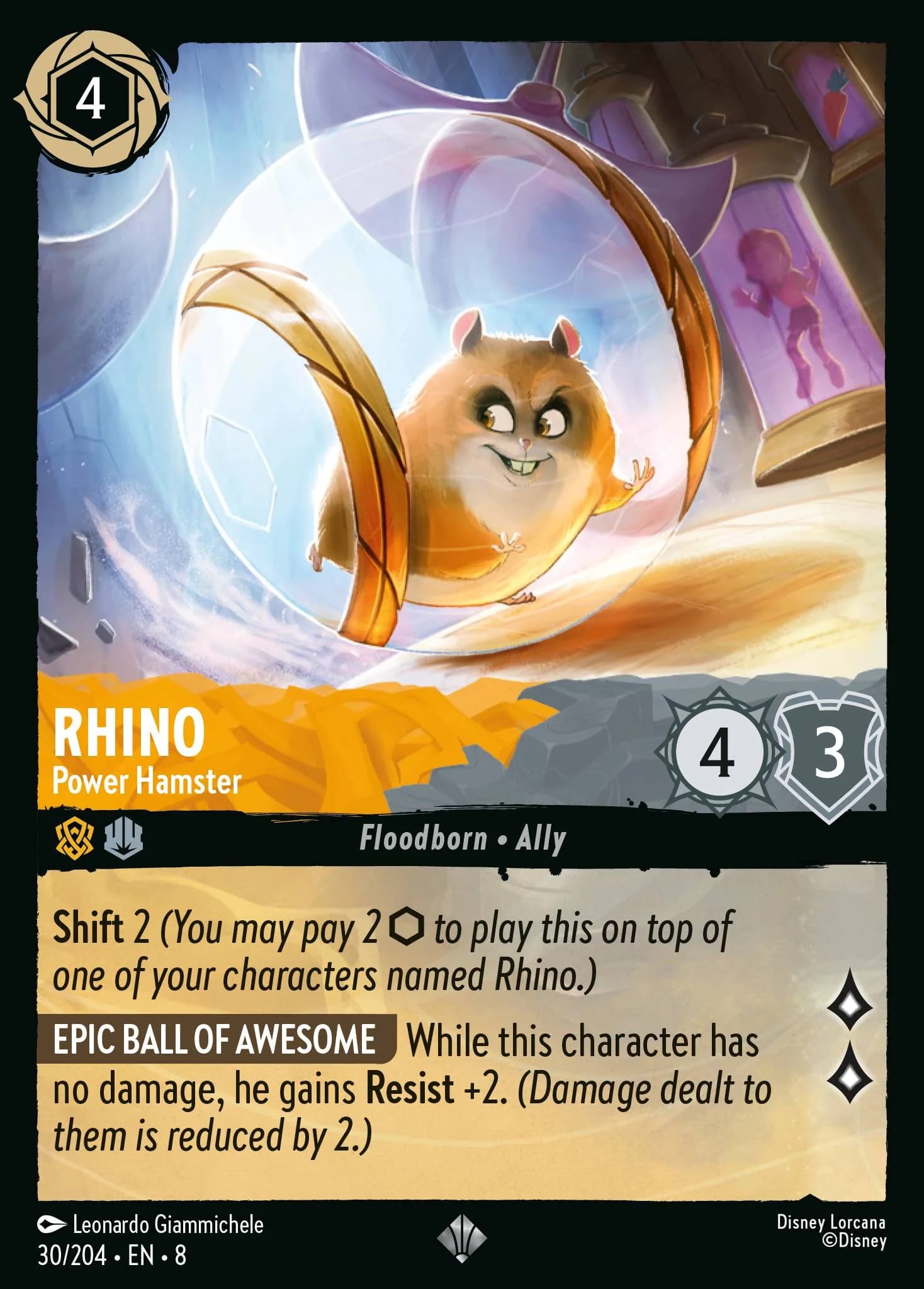 Rhino - Power Hamster 30/204 from Reign of Jafar