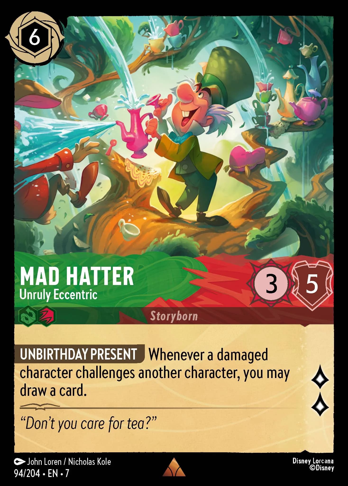 Mad Hatter - Unruly Eccentric 94/204 from Archazia's Island