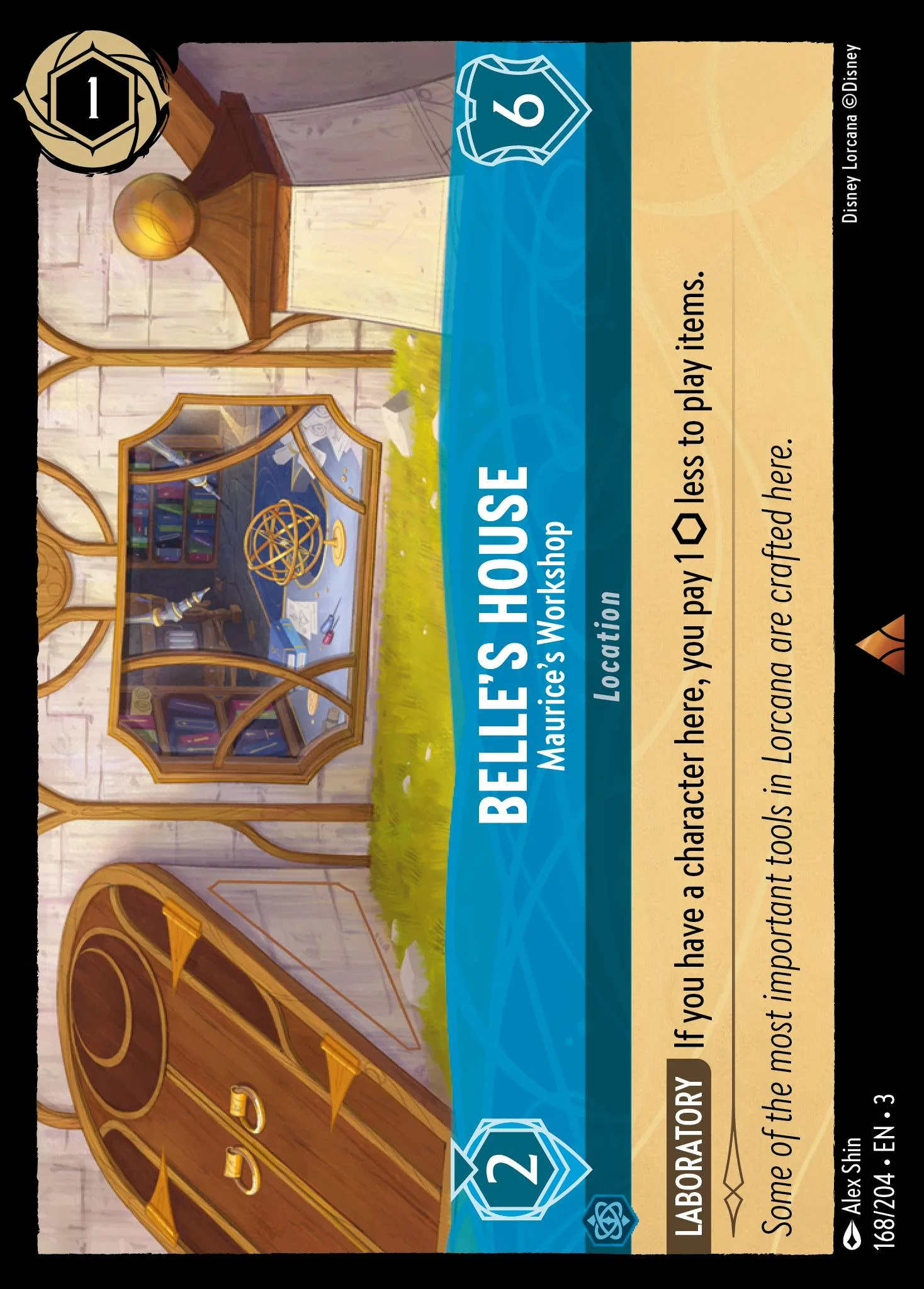 Belle's House - Maurice's Workshop 168/204 from Into the Inklands