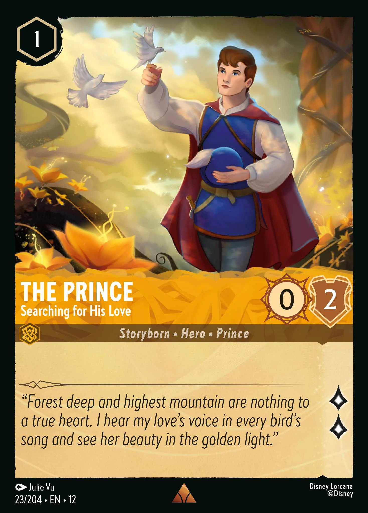 The Prince - Searching for His Love 23/204 from Wilds Unknown