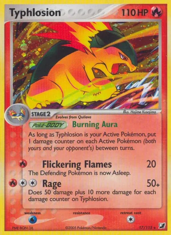 Typhlosion 17/115 from EX Unseen Forces