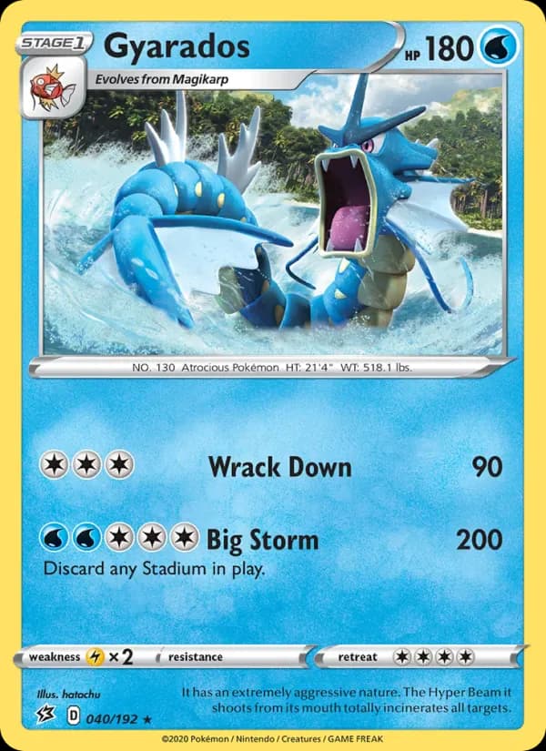 Gyarados 40/192 from Rebel Clash