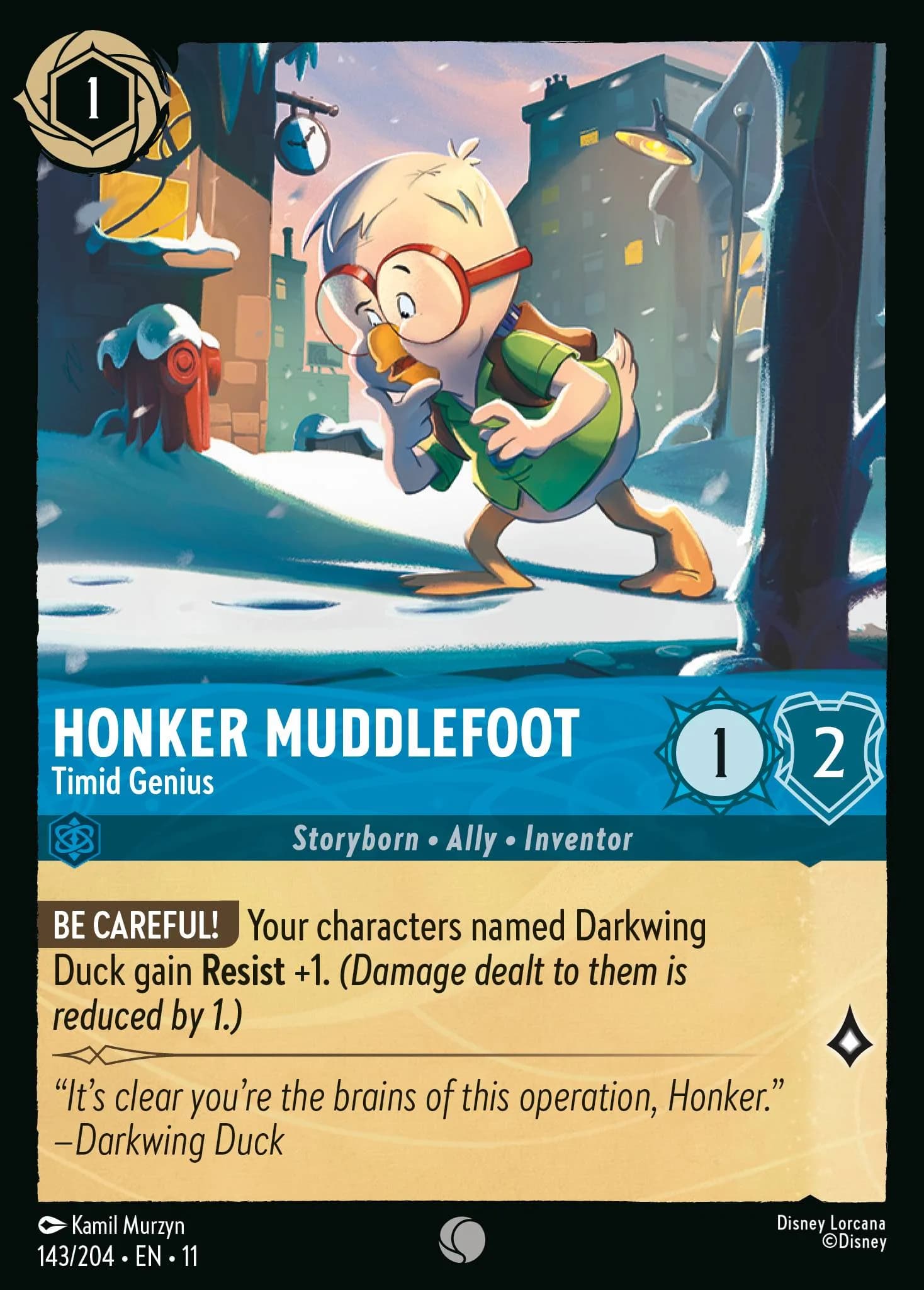 Honker Muddlefoot - Timid Genius 143/204 from Winterspell