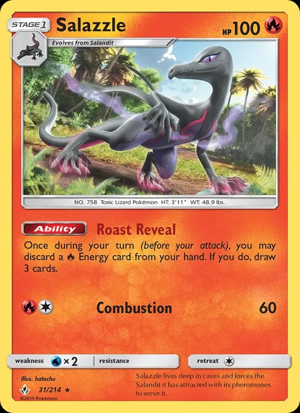 Salazzle 31/214 from Unbroken Bonds