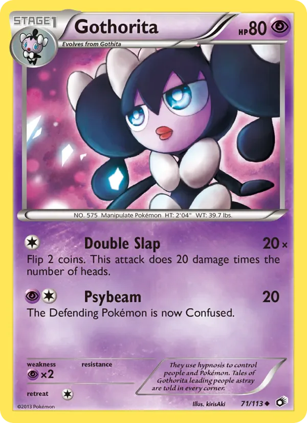 Gothorita 71/113 from Legendary Treasures