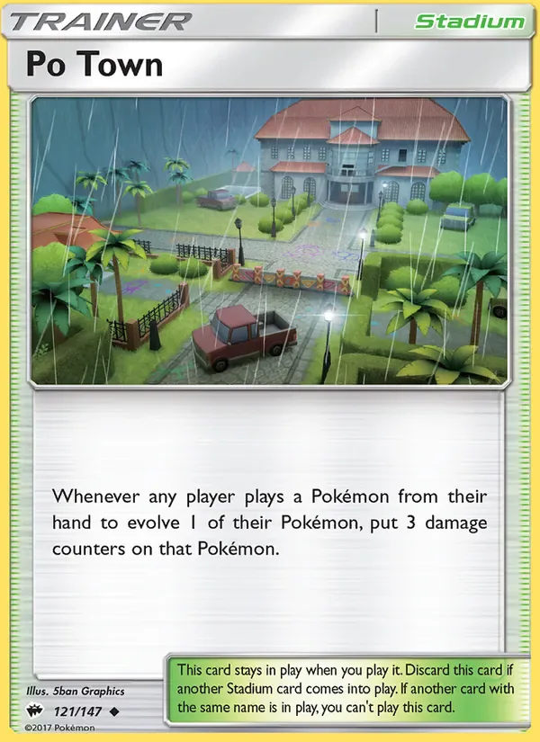 Po Town 121/147 from Burning Shadows