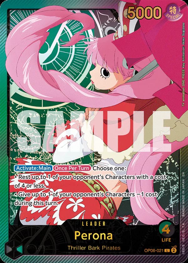 Perona OP06-021 Official alternate printing 2