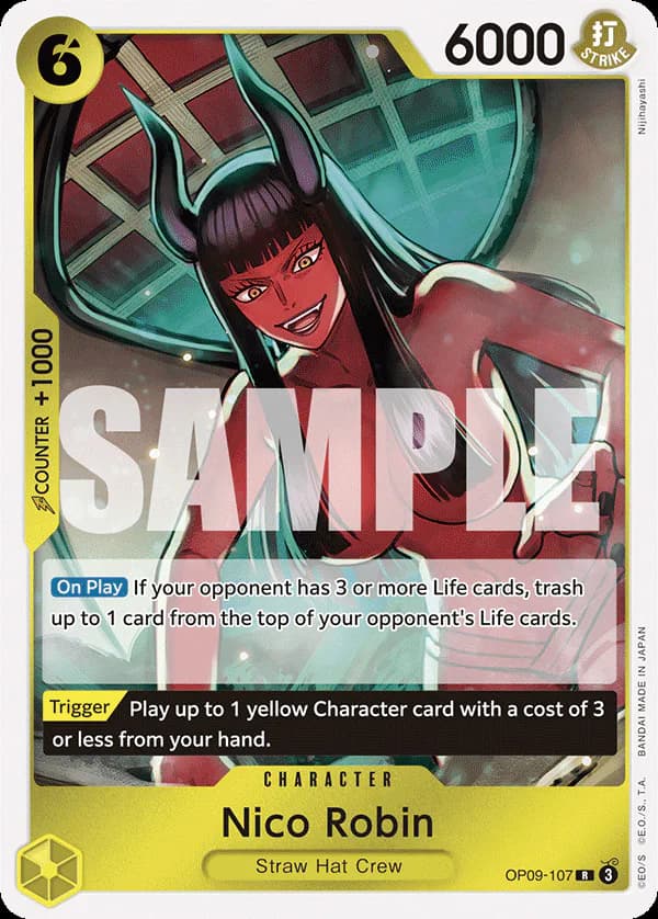 Nico Robin OP09-107 Standard printing