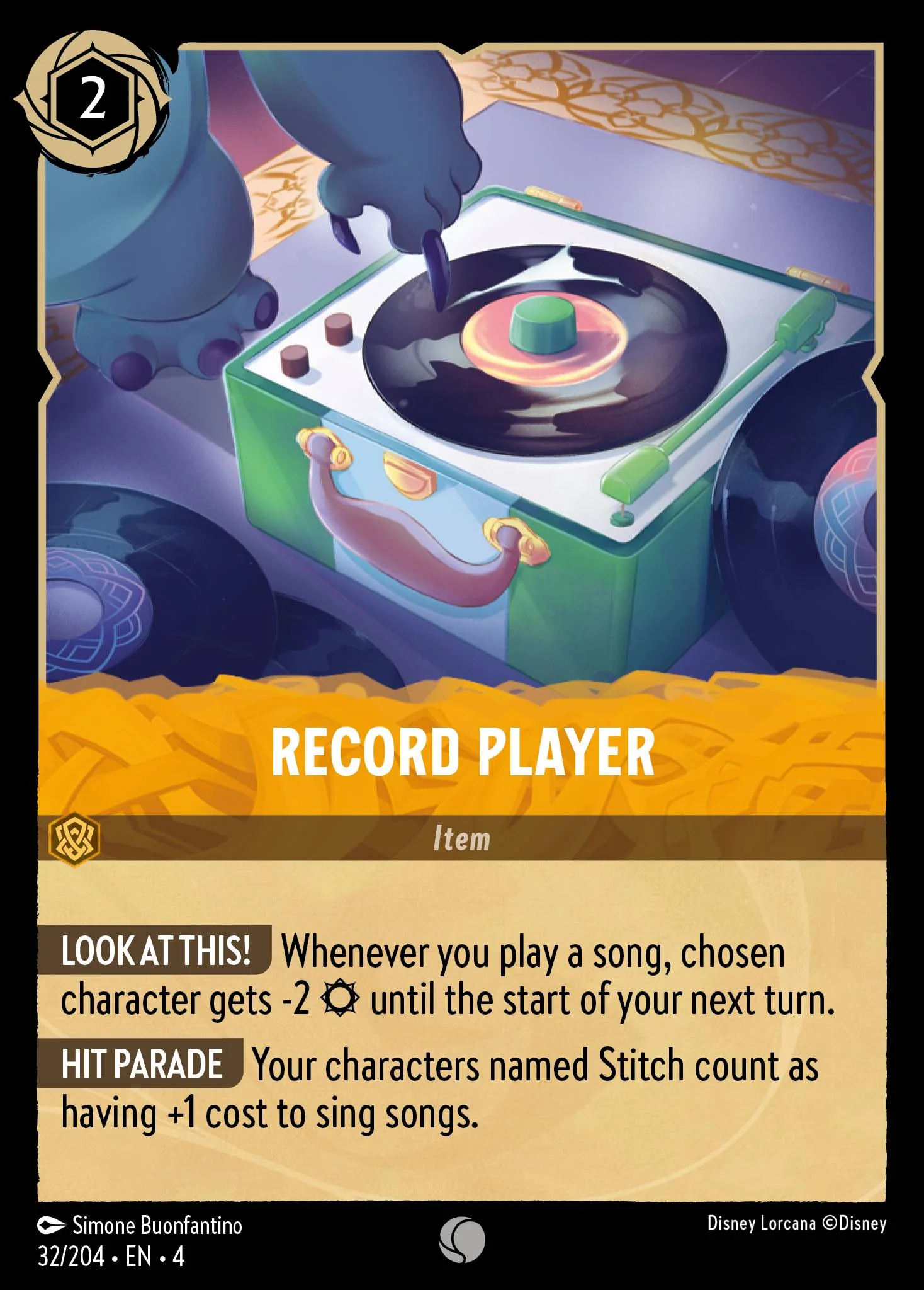 Record Player 32/204 from Ursula's Return