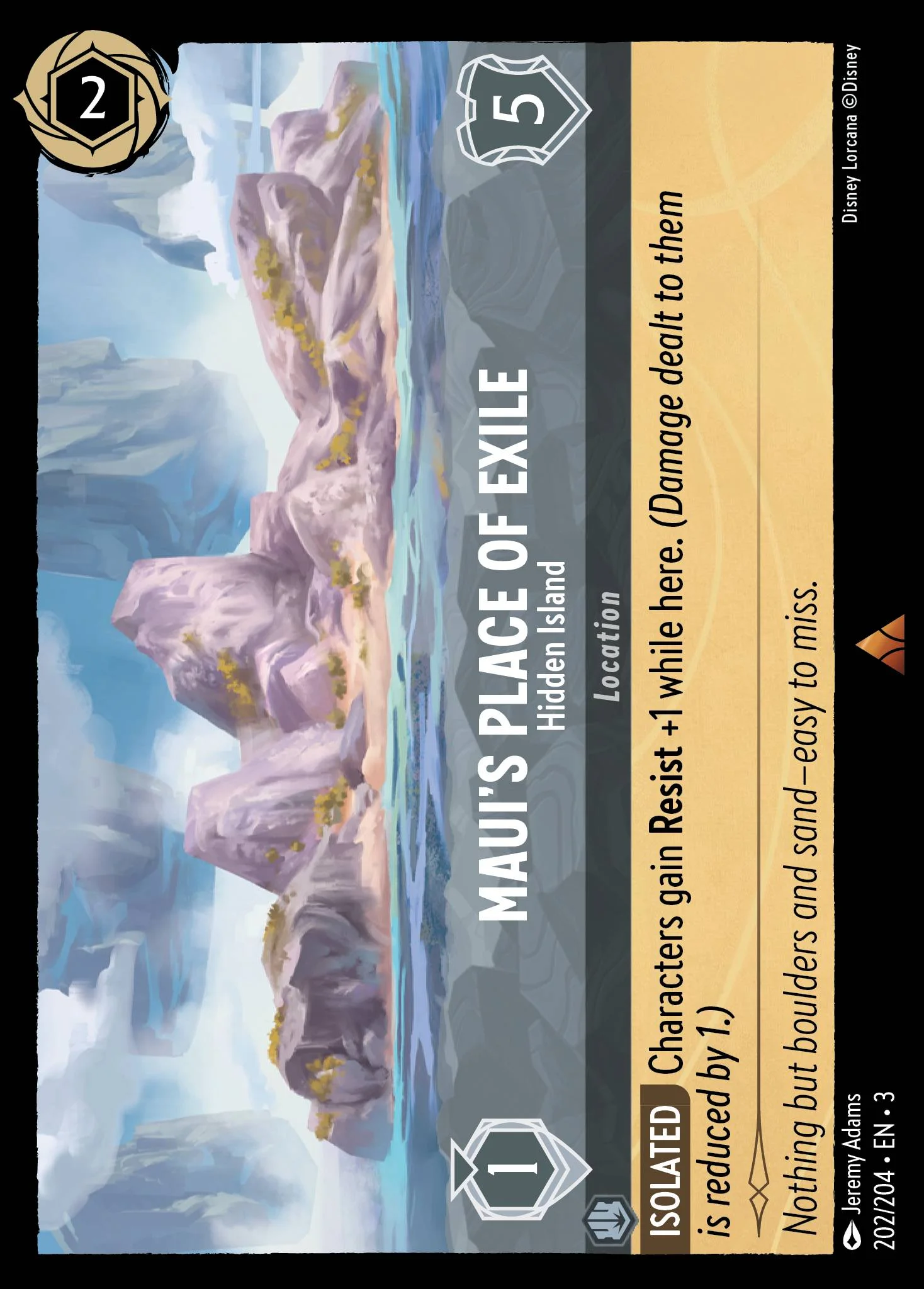 Maui's Place of Exile - Hidden Island 202/204 from Into the Inklands