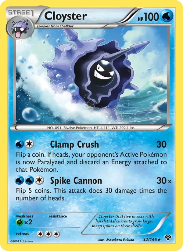 Cloyster 32/146 from XY Base Set