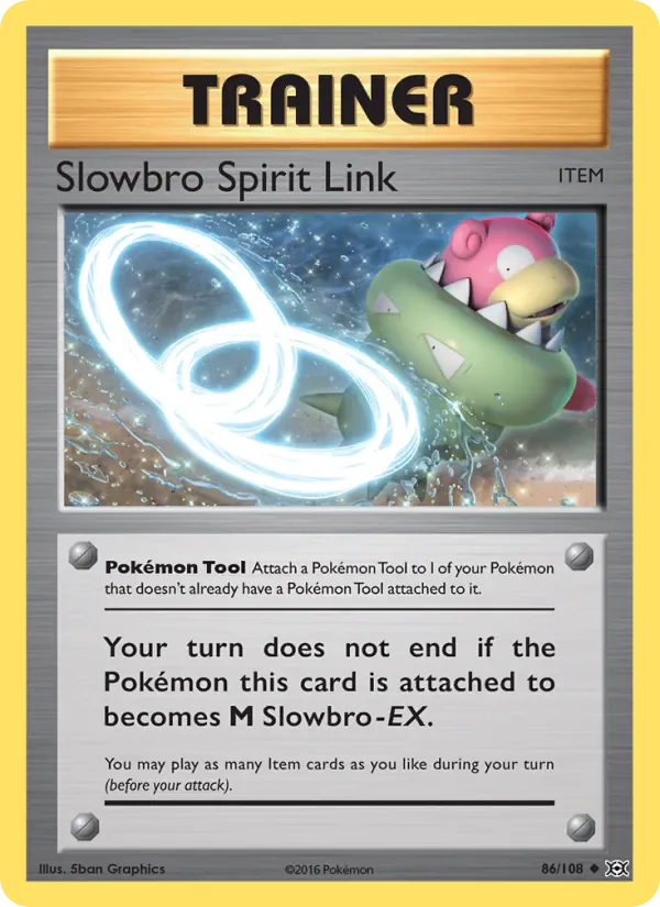 Slowbro Spirit Link 86/108 from Evolutions