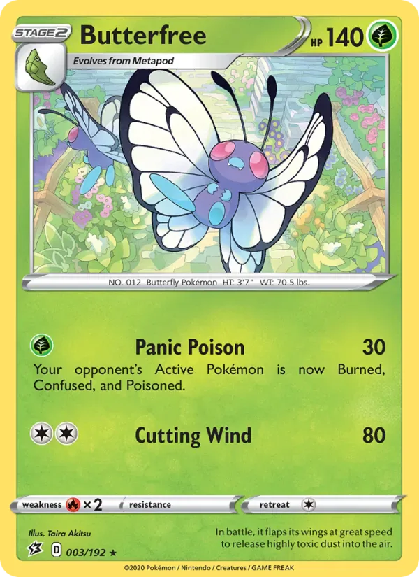 Butterfree 3/192 from Rebel Clash