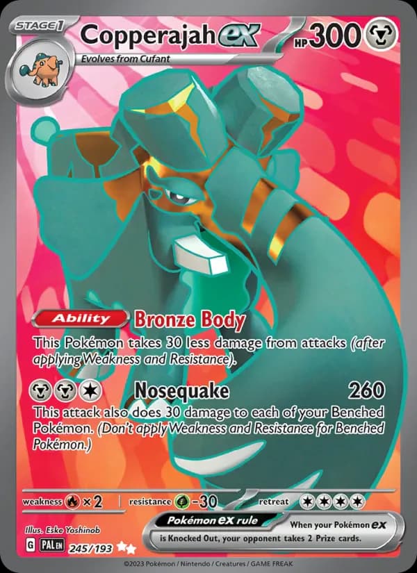 Copperajah ex 245/193 from Paldea Evolved