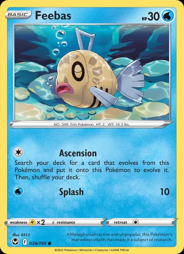 Feebas 039/195 from Silver Tempest