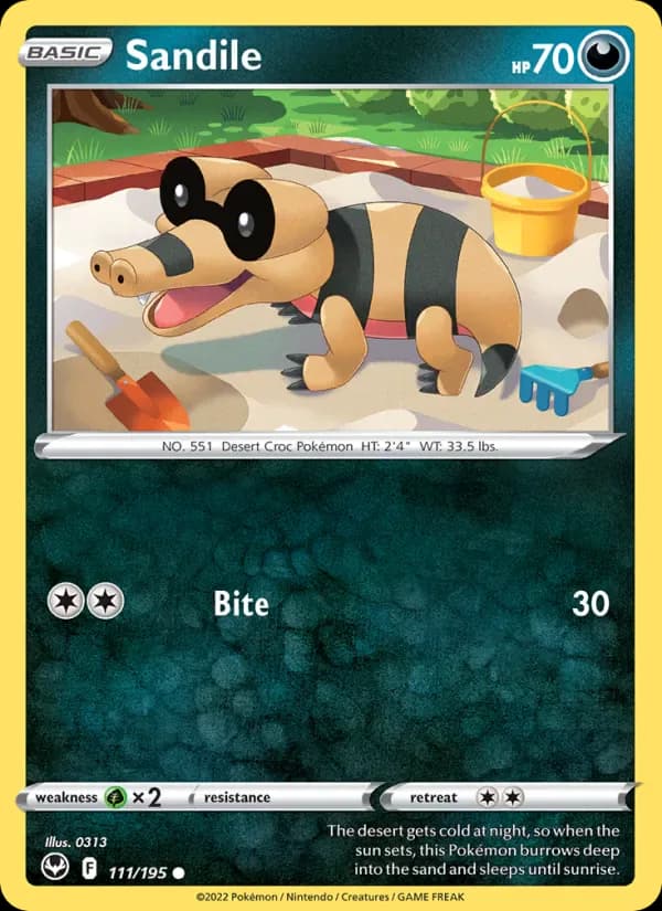Sandile 111/195 from Silver Tempest