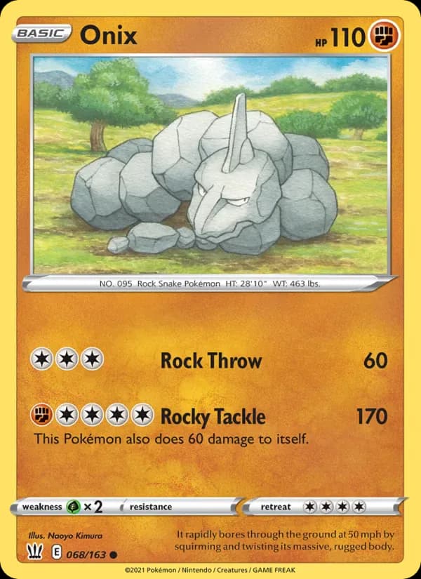 Onix 68/163 from Battle Styles