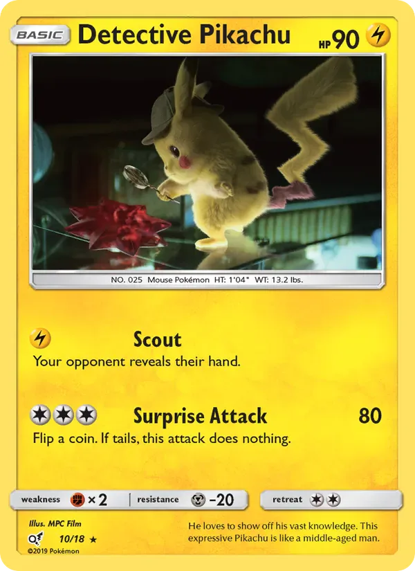 Detective Pikachu 10/18 from Detective Pikachu