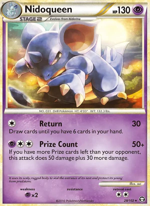 Nidoqueen 28/102 from Triumphant