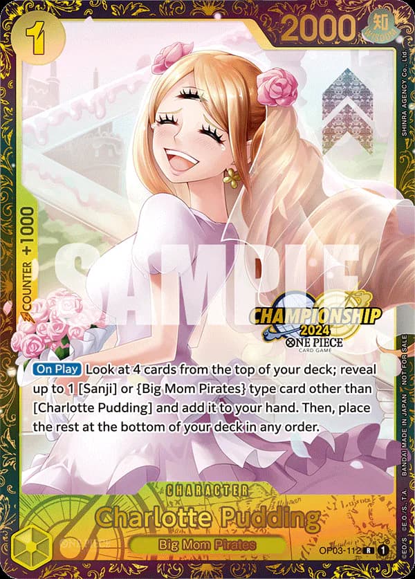 Charlotte Pudding OP03-112 Official alternate printing 2
