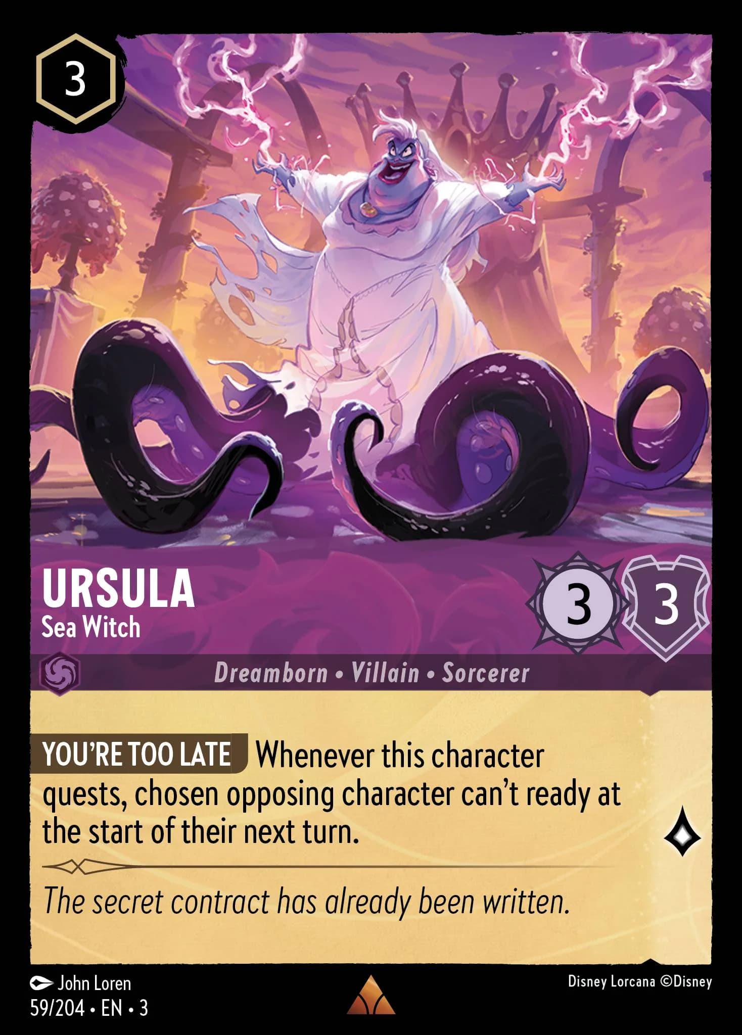 Ursula - Sea Witch 59/204 from Into the Inklands