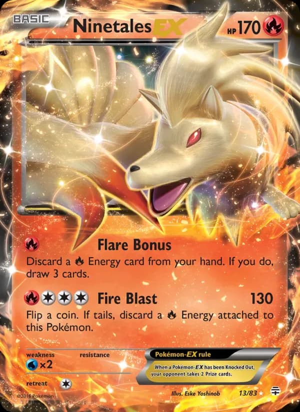 Ninetales EX 13/83 from Generations