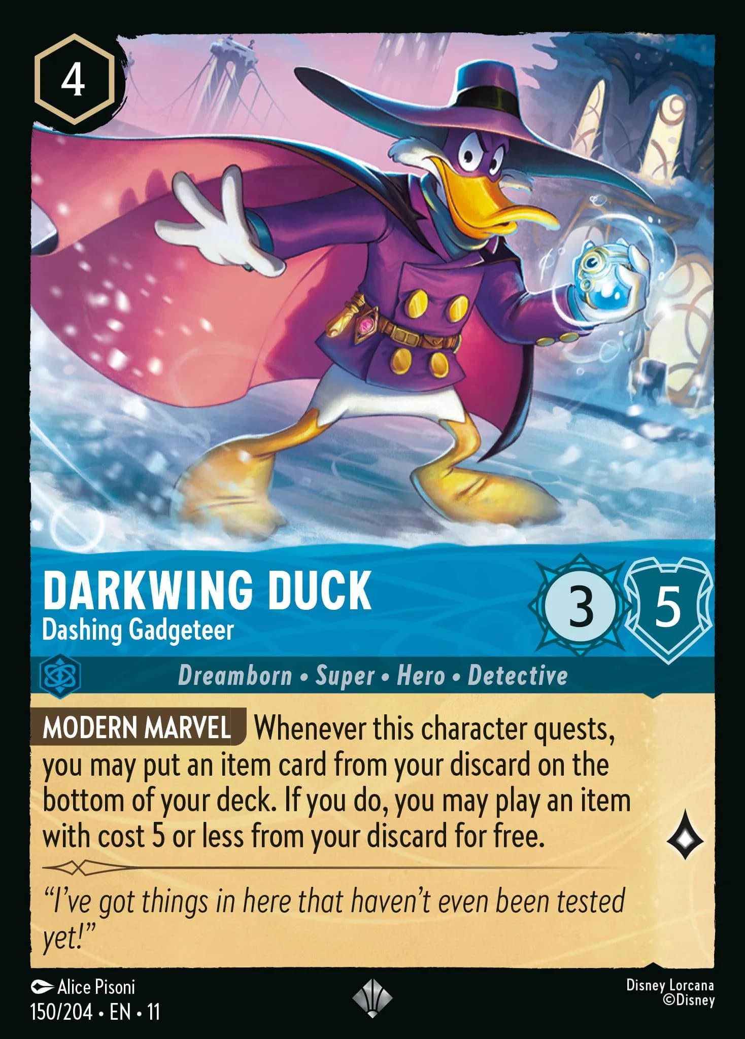 Darkwing Duck - Dashing Gadgeteer 150/204 from Winterspell