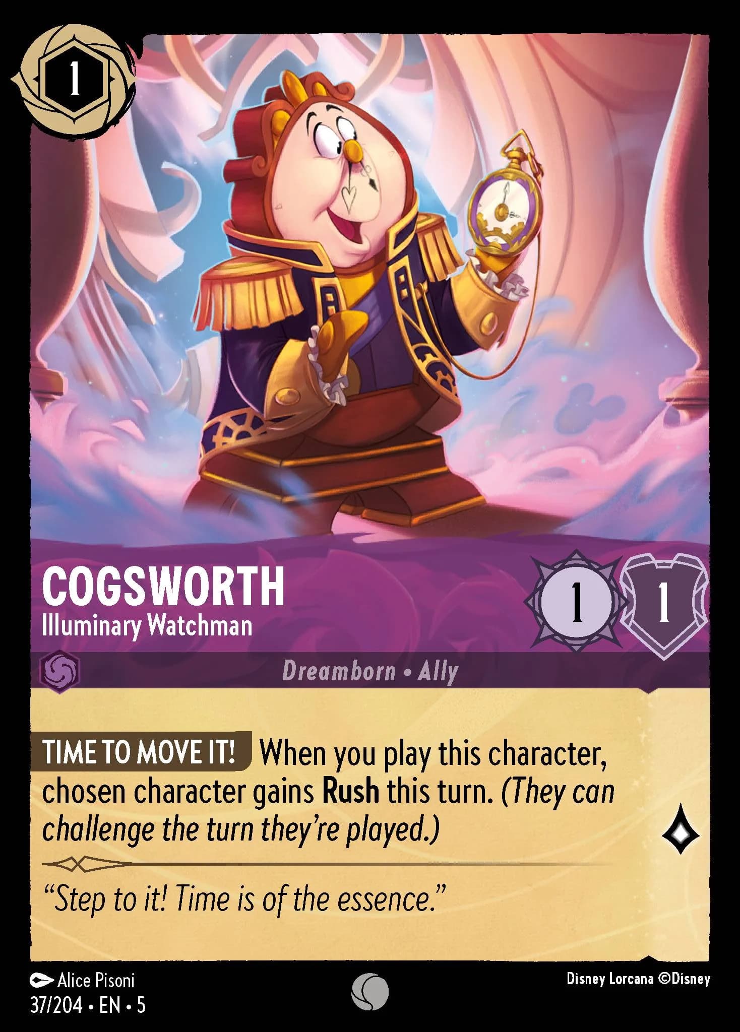 Cogsworth - Illuminary Watchman 37/204 from Shimmering Skies