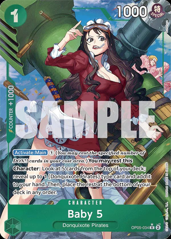 Baby 5 OP05-034 Official alternate printing 5